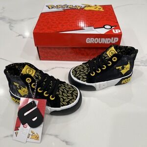 Ground Up Pokemon High Top Shoes Size 6C New With Box Sneakers